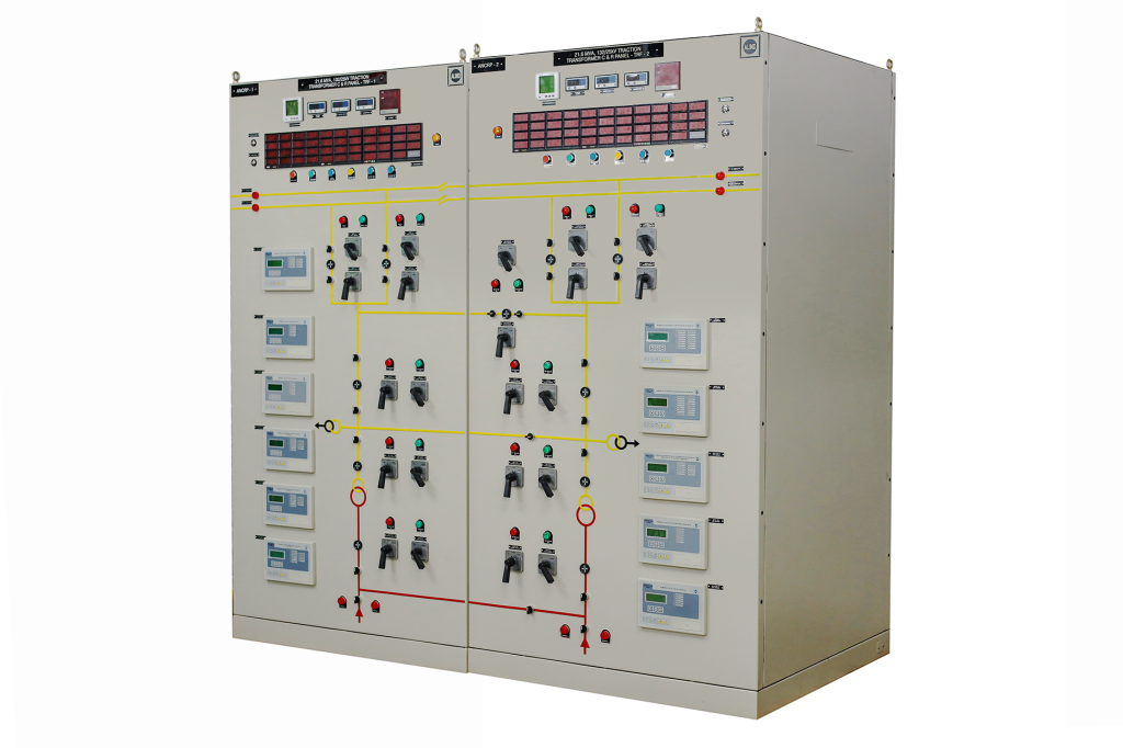 TRANSFORMER PROTECTION NUMERICAL CONTROL & RELAY PANEL FOR 25kV